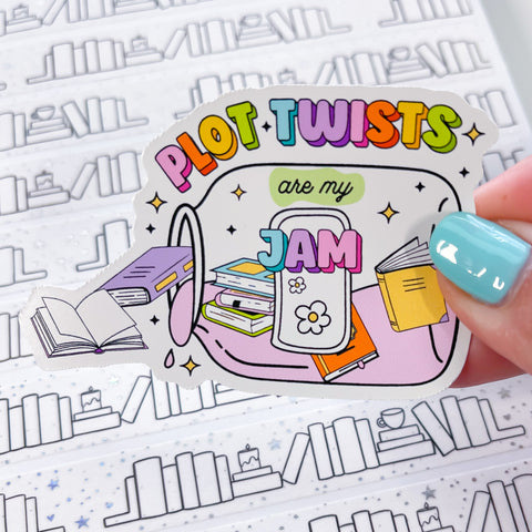 Plot Twist Bookish Vinyl Die Cut Sticker