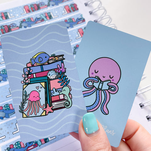 Sea Books Washi Card