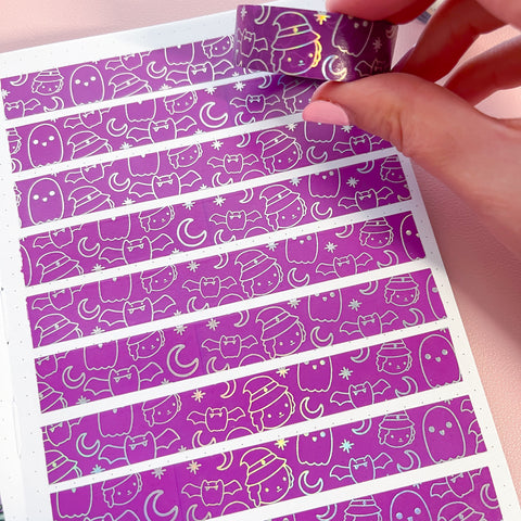 Holo Foil Witch Bean Washi Tape (15mm)