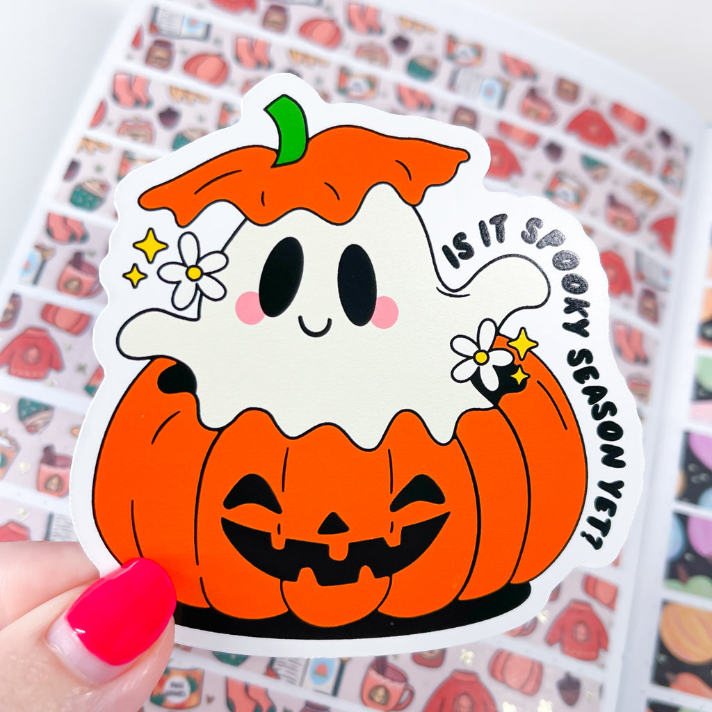 Spooky Season Yet Vinyl Die Cut Sticker