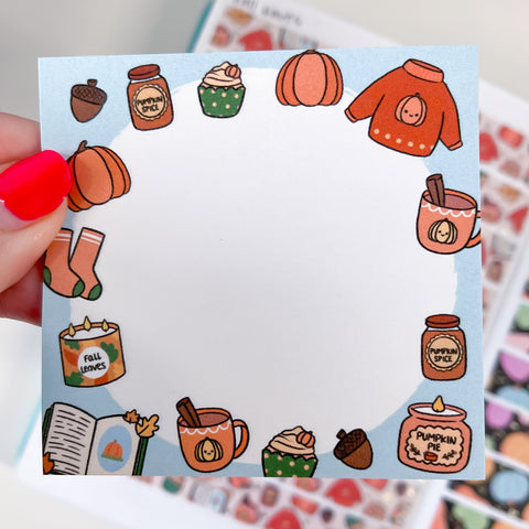 Fall Favorites Sticky Notes