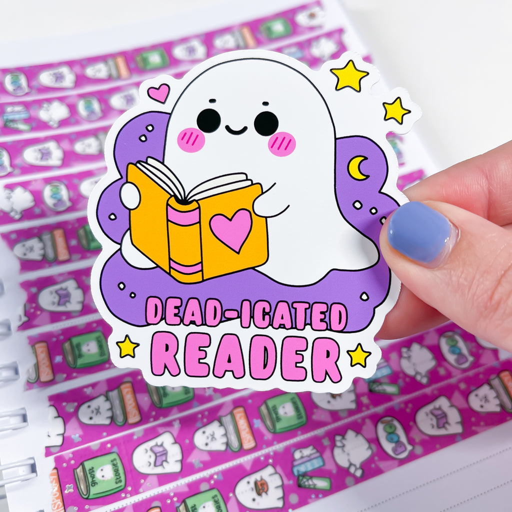 Deadicated Ghost Vinyl Die Cut Sticker