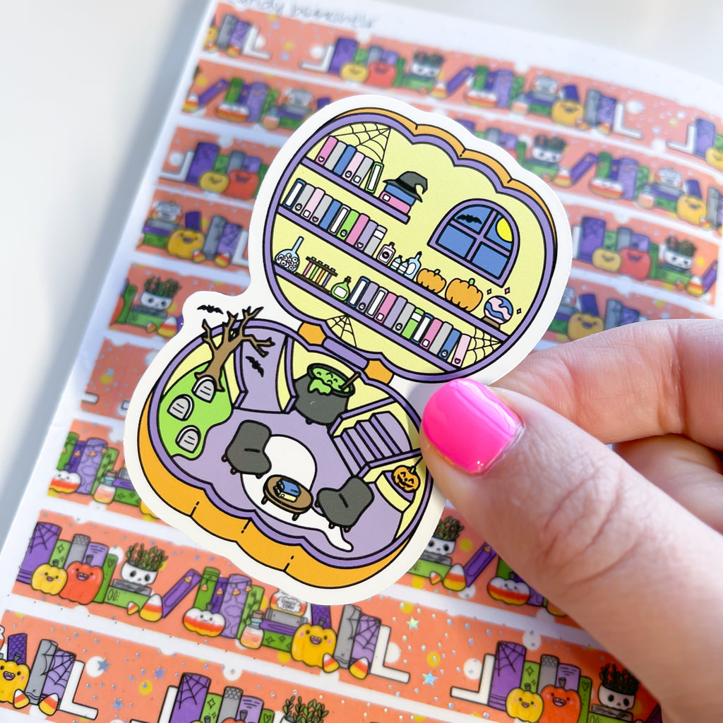 Halloween Pocket Vinyl Die Cut Sticker