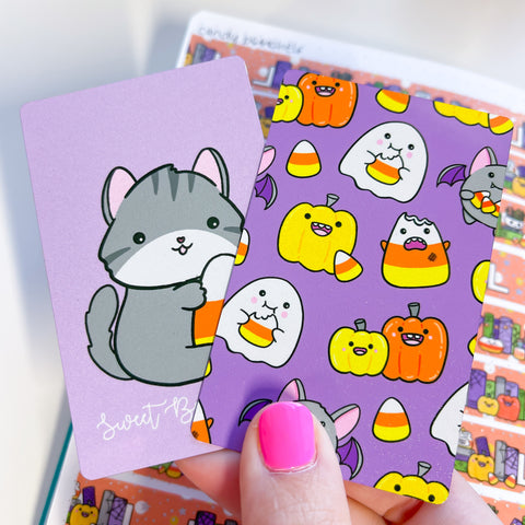 Candy Corn Washi Card