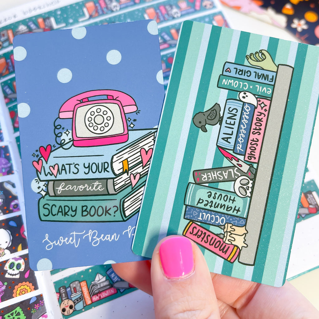 Horror Reads Washi Card