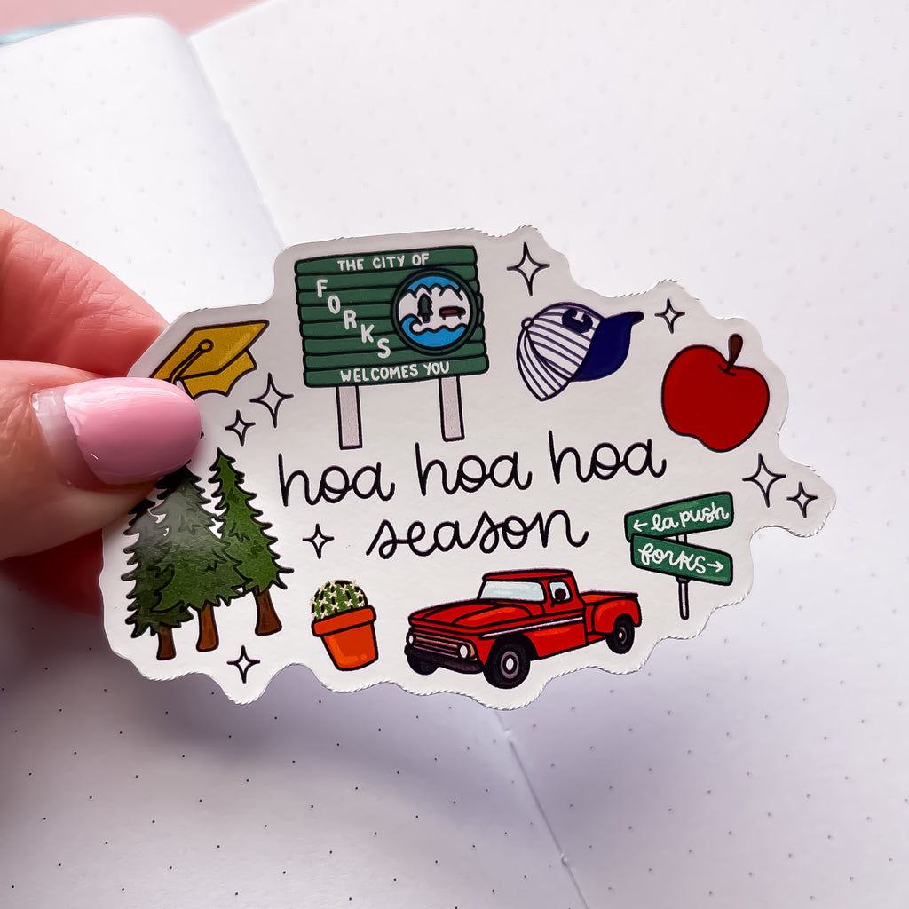 Hoa Season Vinyl Die Cut Sticker