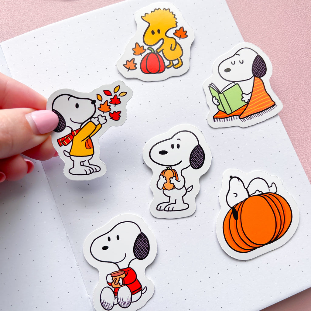 Great Pumpkin Bundle Mini Vinyl Die Cut Stickers (6)