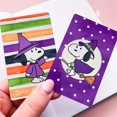 Halloween Peanut Washi Card