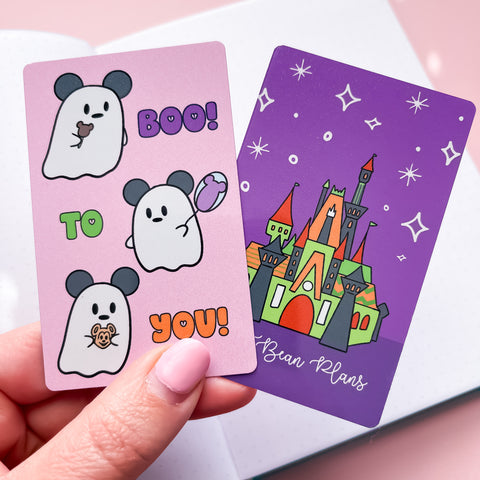 Spooky Park Day Washi Card