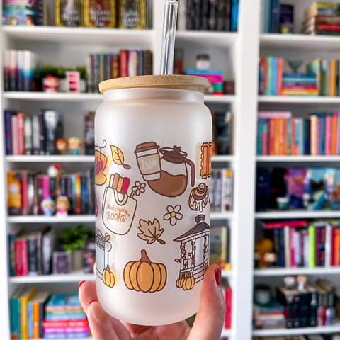 Autumn Gilmore Frosted Can Glass Cup