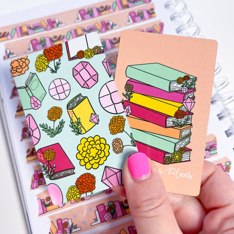 October Gems + Florals Washi Card