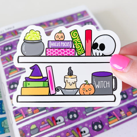 Hocus Home Shelves Vinyl Die Cut Sticker