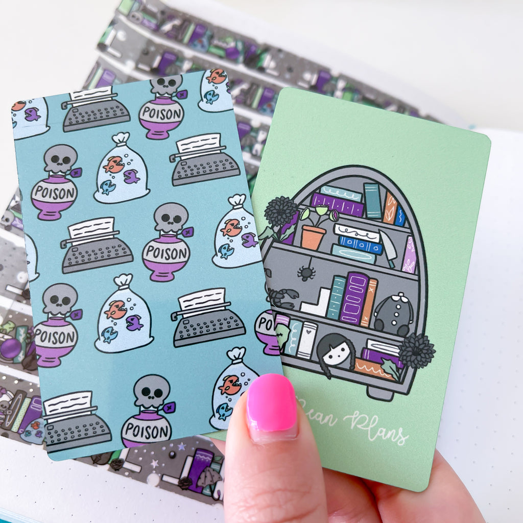 Nevermore Reads Washi Card