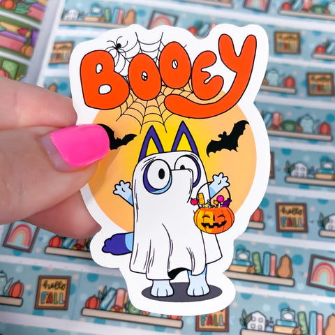 Booey Halloween Vinyl Die Cut Sticker