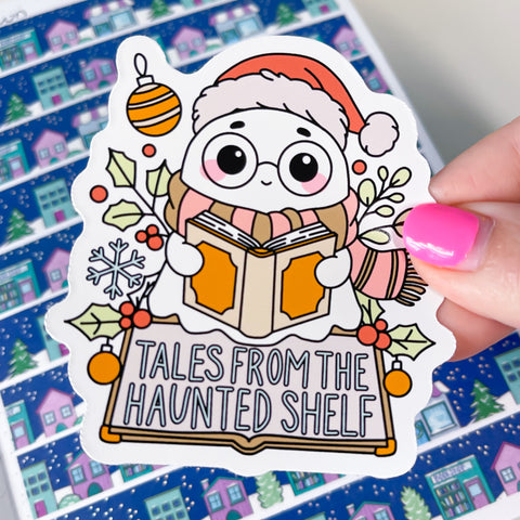 Haunted Tales Ghost Vinyl Die Cut Sticker