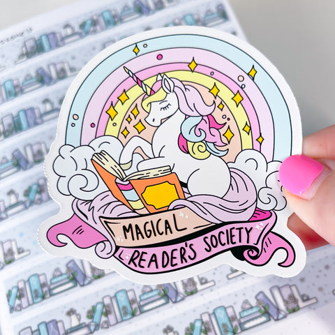 Magical Reader's Society Vinyl Die Cut Sticker