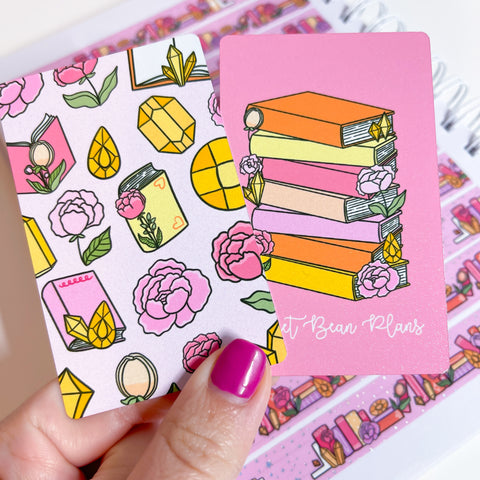 November Gems + Florals Washi Card