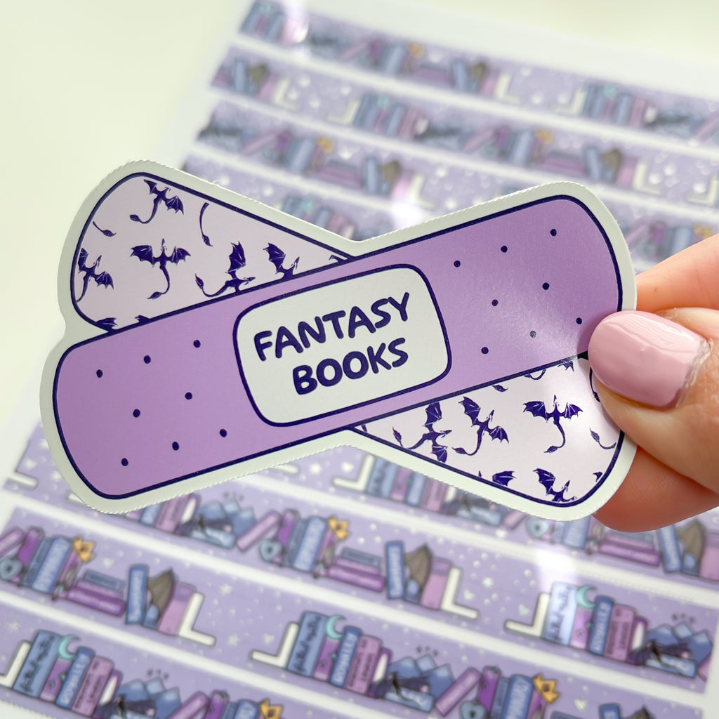 Bandage for Fantasy Books Vinyl Die Cut Sticker