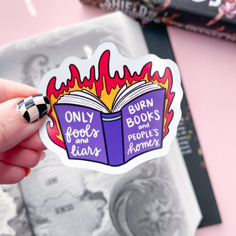 Fools & Liars Vinyl Die Cut Sticker | Shield of Sparrows OFFICIALLY LICENSED