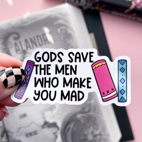 Gods Save Vinyl Die Cut Sticker | Shield of Sparrows OFFICIALLY LICENSED