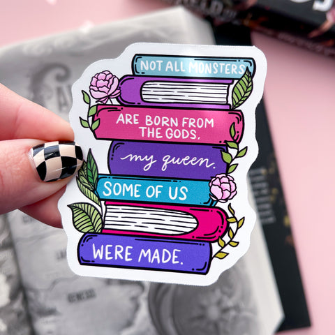 Monsters Vinyl Die Cut Sticker | Shield of Sparrows OFFICIALLY LICENSED