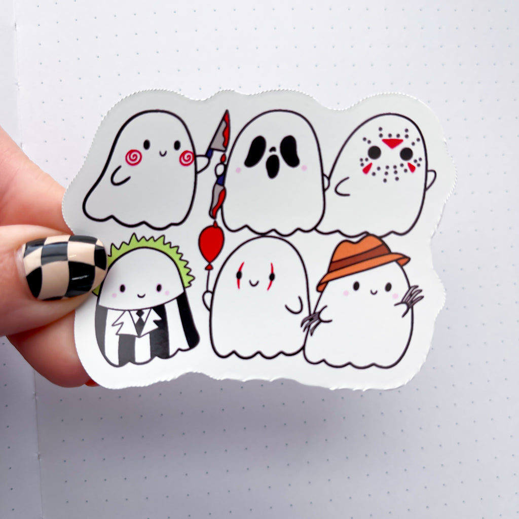 Killer Ghosts Vinyl Die Cut Sticker