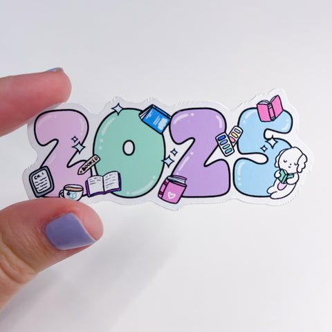 2025 Bookish Vinyl Die Cut Sticker