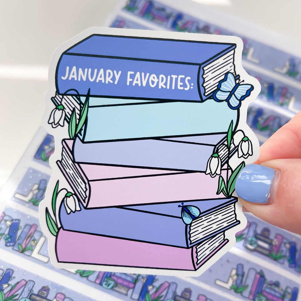 January Favorites 2025 Vinyl Die Cut Sticker