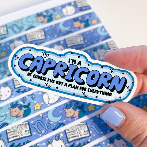 I'm A Capricorn Vinyl Die Cut Sticker