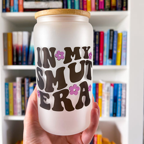 Smut Era Bookish Frosted Can Glass
