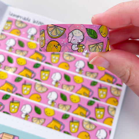 Holo Foil Lemonade Bean Washi Tape (15mm)