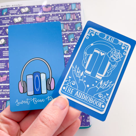 Audiobook Tarot Card Washi Card