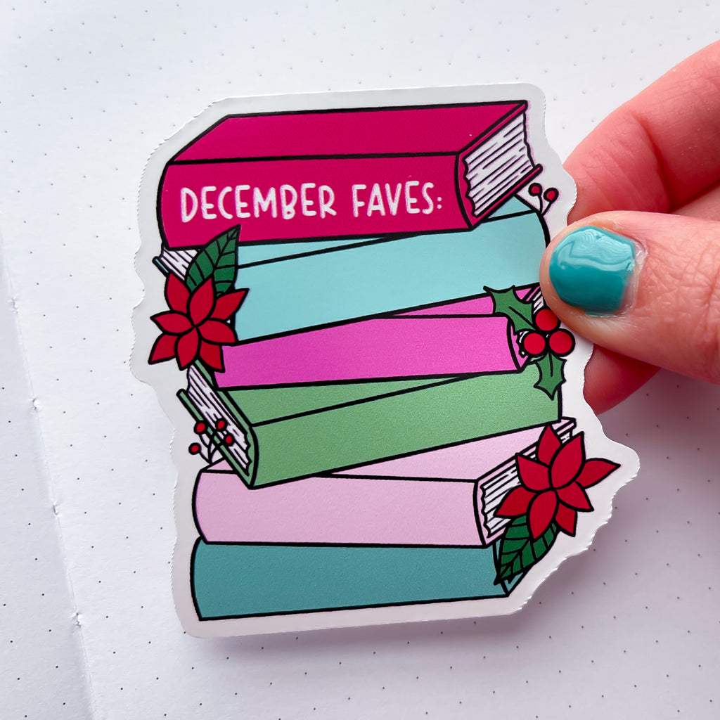 December 2025 Favorites Vinyl Die Cut Sticker