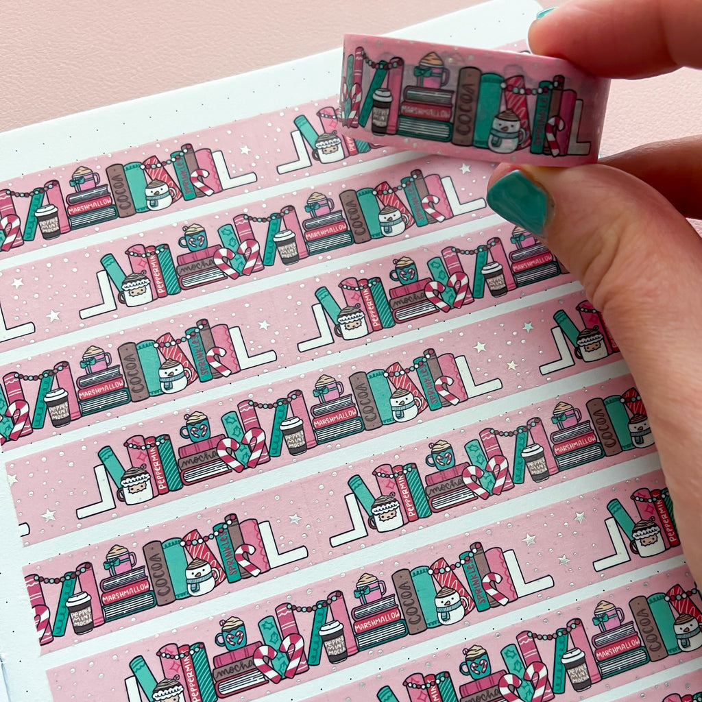 Holo Foil Peppermint Bookshelf 2.0 Washi Tape (15mm)