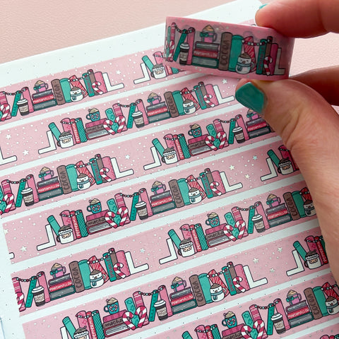 Holo Foil Peppermint Bookshelf 2.0 Washi Tape (15mm)