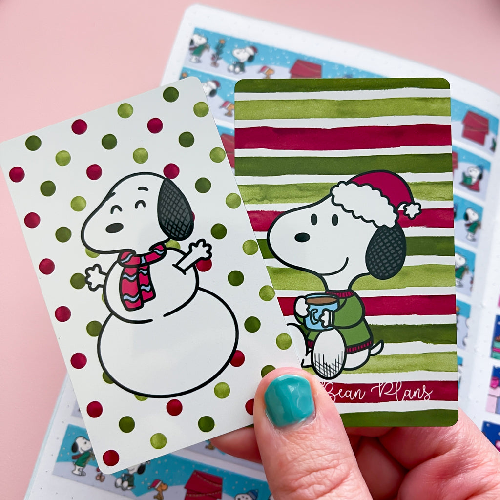 Xmas Peanut Washi Card