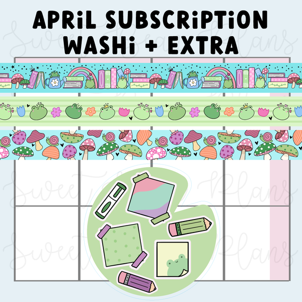 SBP Washi + Sticker Subscription
