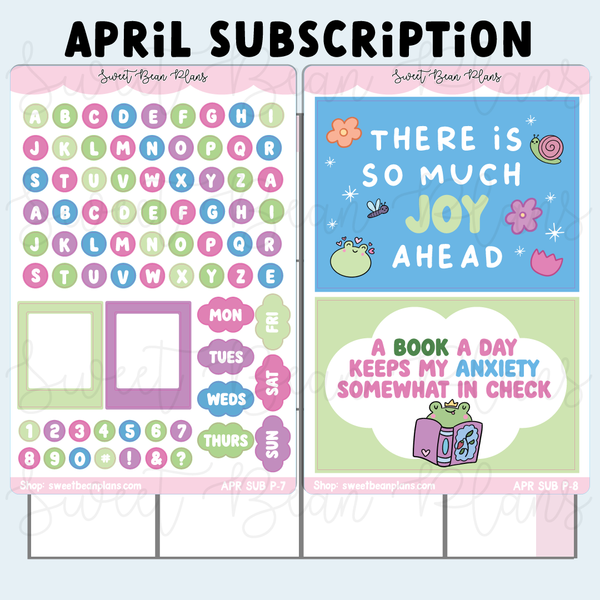 SBP Washi + Sticker Subscription