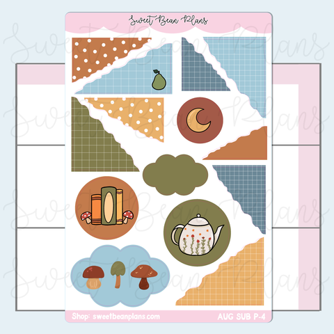 August 2025 Journaling Deco Stickers | VAULT25 P-4
