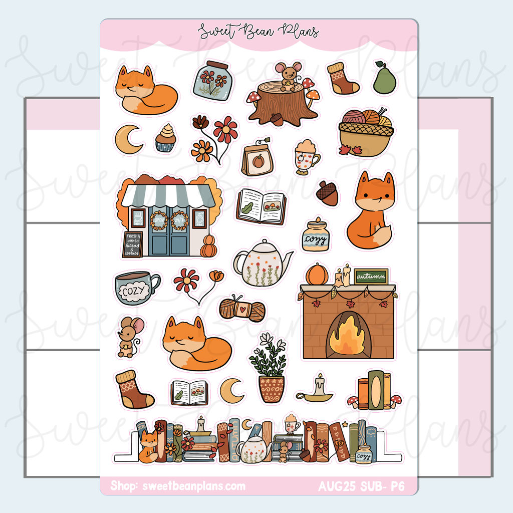 August 2025 Doodles Stickers | VAULT25 P-6