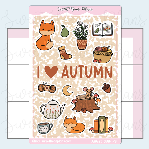 August 2025 Large Sticker | VAULT25 P-8