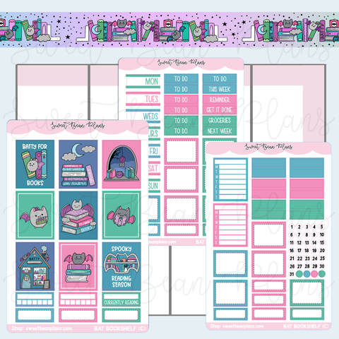 Bat Bookshelf Hobo COUSIN Weekly Kit