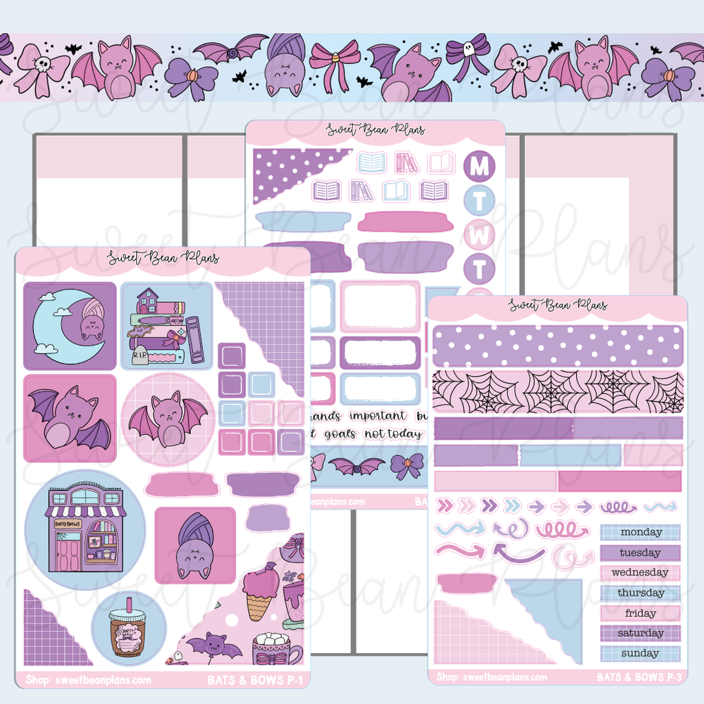Bats & Bows Journaling Kit