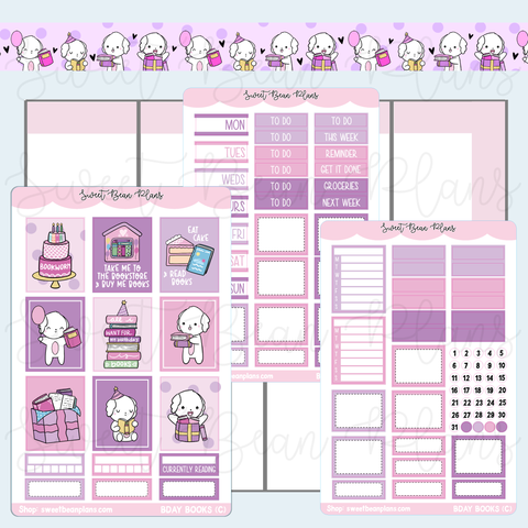 Birthday Books COUSIN Weekly Kit