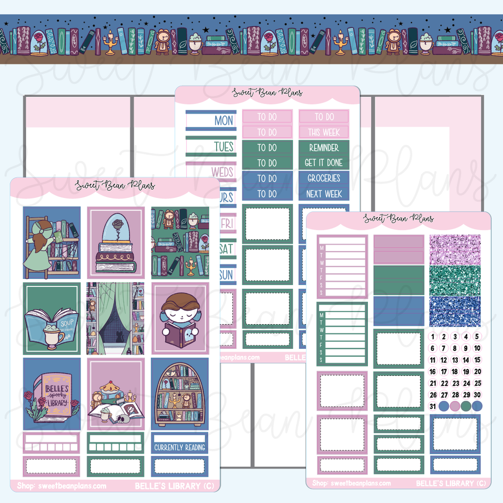 Belle's Spooky Library Hobo COUSIN Weekly Kit