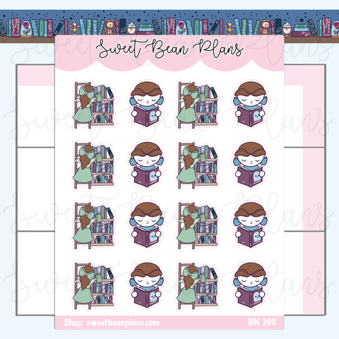 Spooky Belle Beans Vinyl Planner Stickers | Bn 300