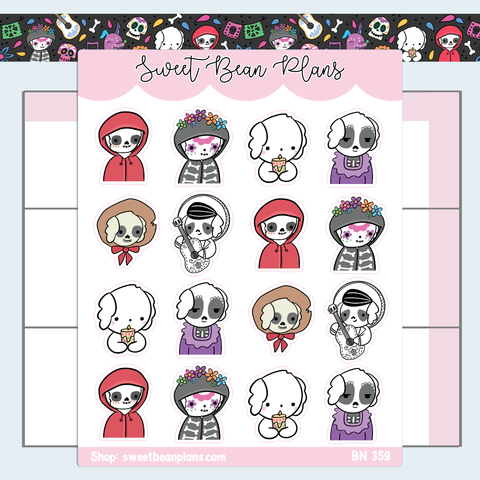 Coco Bean Vinyl Planner Stickers | Bn 359