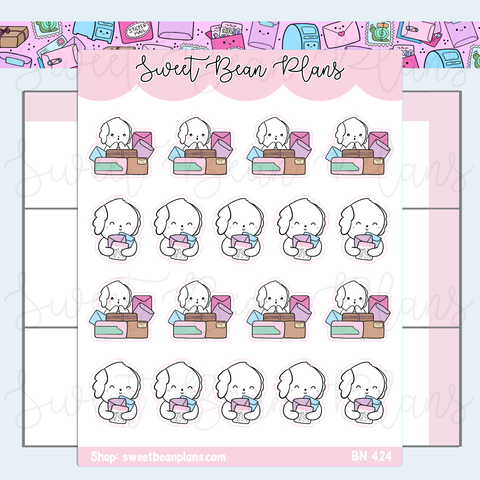 Sticker Mail Bean Vinyl Planner Stickers | Bn 424