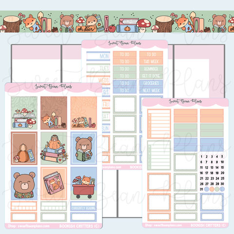 Bookish Critters Hobo COUSIN Weekly Kit