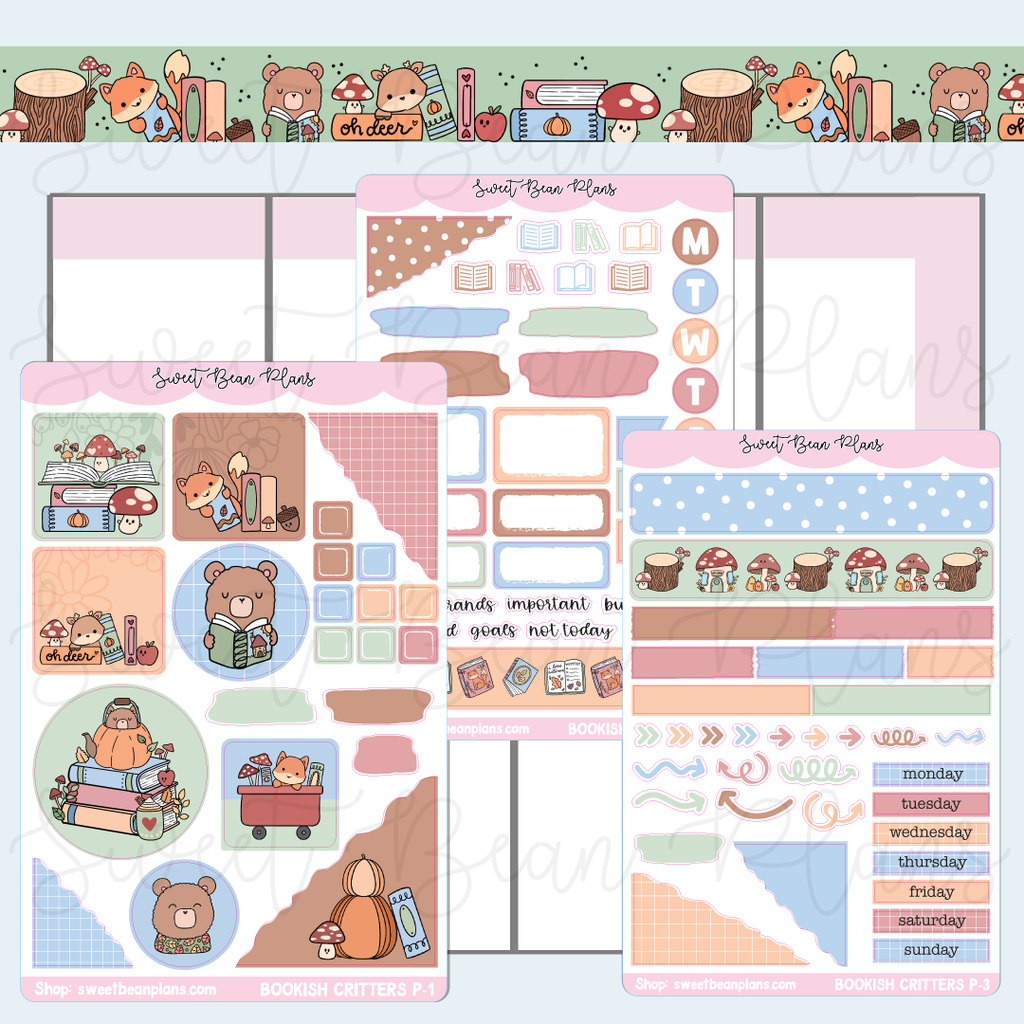 Bookish Critters Journaling Kit